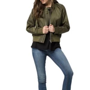 Free People Green Bomber